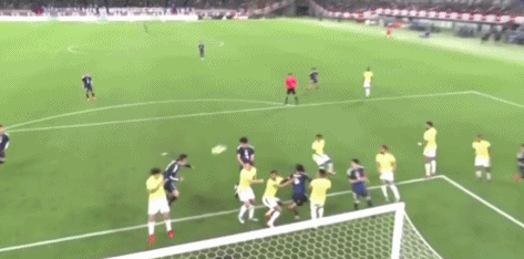 的比分战胜, 韩国, 日本则